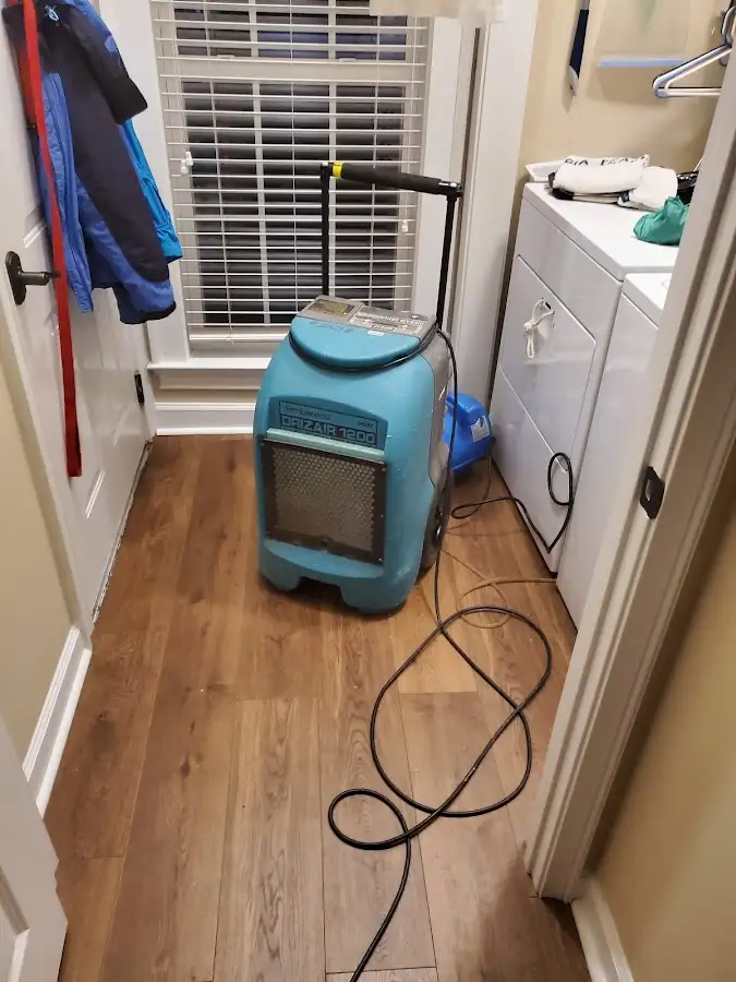 Commercial dehumidifier deployed for Flood Damage Cleanup in Hockinson