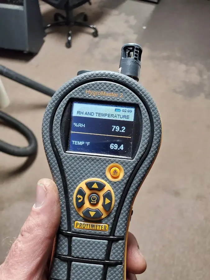 Moisture meter humidity assessment for Mold Remediation & Removal in Hockinson